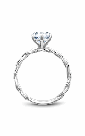 Round Moissanite Engagement Ring