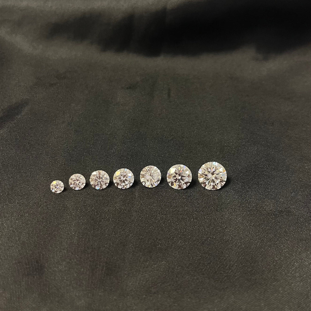 D Color Excellent cut Moissanite with Certificate for making Pendant, Ring and Earring