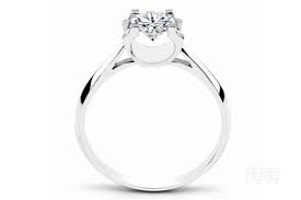 Moissanite Tension Set Engagement Ring